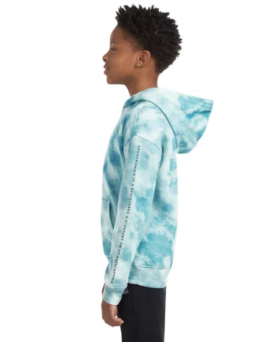 Abercrombie Boys All-over Print Pullover Hoodie In Blue