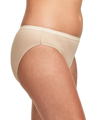 Hanes Women's 6-pk. Ultimate Breathable Cotton Bikini Underwear 42h6cc In Neutral
