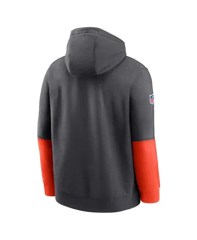 Nike Cleveland Browns Sideline Team Issue Club  Men's Nfl Pullover Hoodie In Black