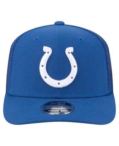 New Era Men's Royal Indianapolis Colts Team Collection 9seventy Stretch-snap Adjustable Hat