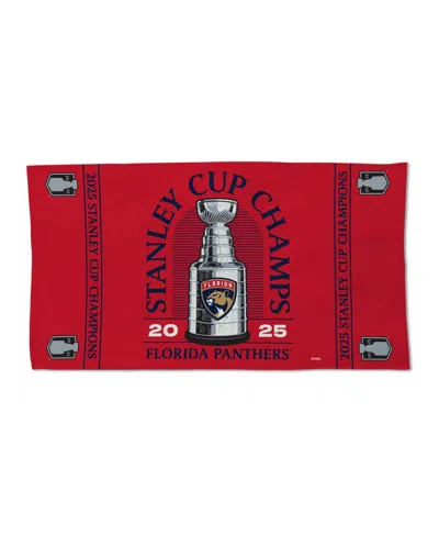 Wincraft Florida Panthers 2025 Stanley Cup Champions Locker Room 22" X 42" Double-sided Celebration Towel