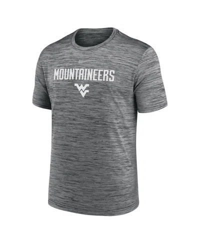 Nike West Virginia Sideline Velocity  Men's Dri-fit College T-shirt In Gray