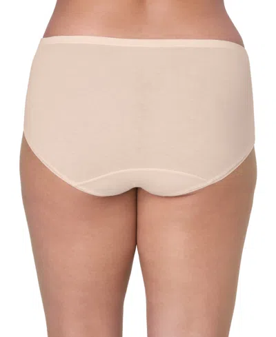Bali Women's Lux Cotton Essentials Hipster Underwear Dflehp In Neutral