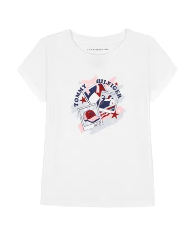 Tommy Hilfiger Toddler And Little Girls Polaroid Short Sleeve T-shirt