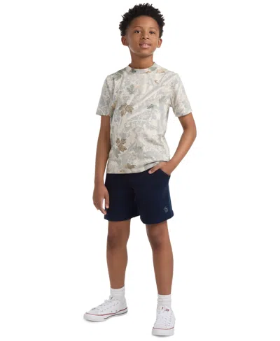 Abercrombie Boys Essential Fleece Shorts In Blue