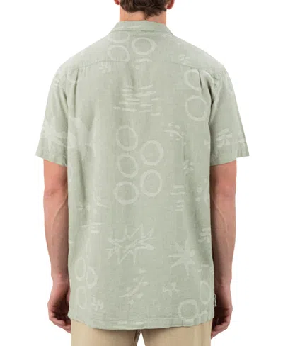 Hurley Men's Encinitas Short Sleeve Shirt In Gray