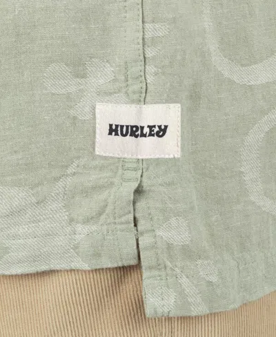 Hurley Men's Encinitas Short Sleeve Shirt In Gray