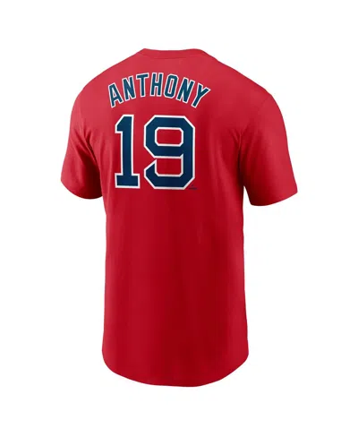 Nike Men's Roman Anthony Red Boston Red Sox Fuse Name Number T-shirt In Red