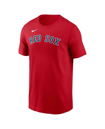 Nike Men's Roman Anthony Red Boston Red Sox Fuse Name Number T-shirt In Red
