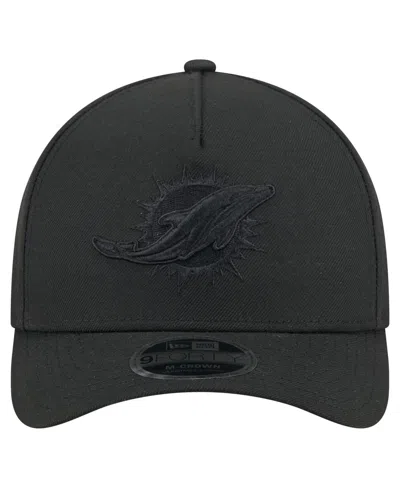 New Era Men's Black Miami Dolphins Team Collection 9forty M-crown A-frame Adjustable Hat