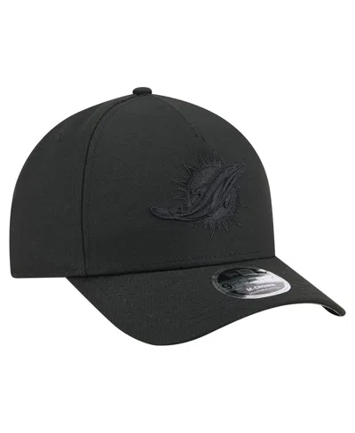 New Era Men's Black Miami Dolphins Team Collection 9forty M-crown A-frame Adjustable Hat