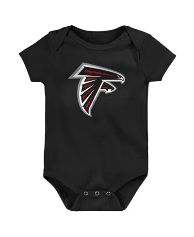 Outerstuff Baby Boys And Girls 3-pack Atlanta Falcons Team Starter Bodysuit In Black