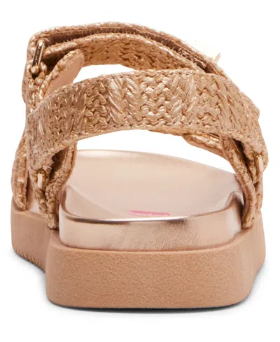 Steve Madden Jmonar Rhinestone Slingback Sandal In Gold