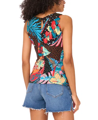 Vince Camuto Women's Sleeveless Twist-front Top In Multi