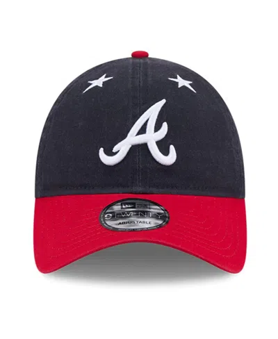 New Era Men's Navy/red Atlanta Braves 2025 Mlb All-star Game 9twenty Adjustable Hat