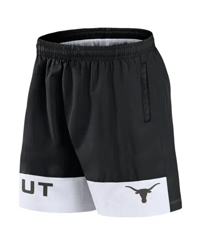 Fanatics Men'sâ Black Texas Longhorns Elements Intensity Woven Shorts In Black