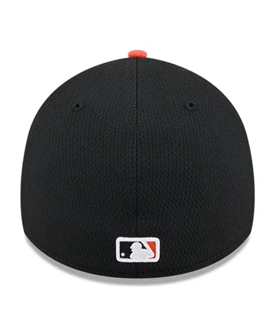 New Era Men's Black/orange Baltimore Orioles 2025 Mlb All-star Game 39thirty Flex Hat