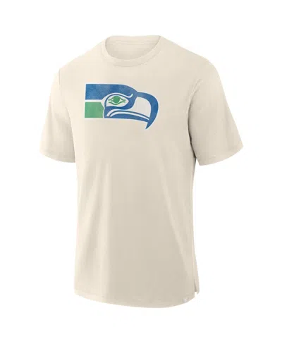 Fanatics Men'sâ Cream Seattle Seahawks Slub T-shirt In Neutral