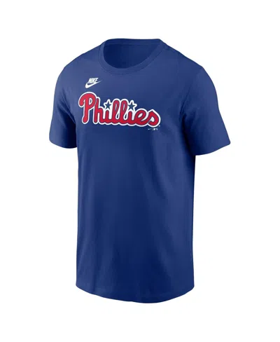 Nike Men's Ryan Howard Royal Philadelphia Phillies Fuse Name Number T-shirt In Blue