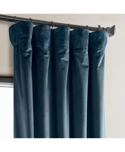 Half Price Drapes Cinema Red Heritage Plush Velvet Room Darkening Curtain