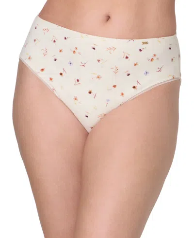 Bali Women's Lux Cotton Essentials High-cut Underwear Dflehc In Black