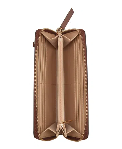 Nine West Lockup 9s Zip Around Wristlet