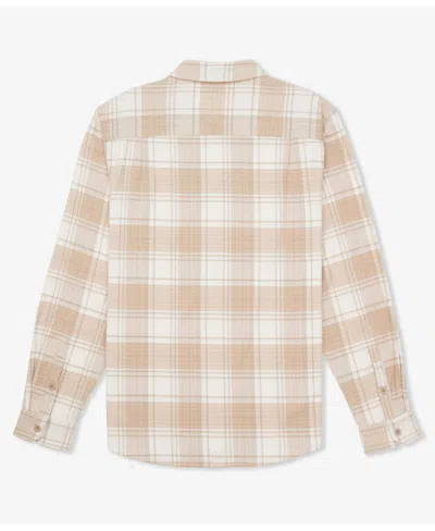 Hurley Men's Portland Stretch Flannel Long Sleeve Shirt In Neutral