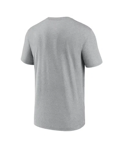 Nike Men's Heather Gray Lsu Tigers Primetime Legend Icon Performance T-shirt In Gray