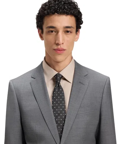 Hugo Boss Boss By  Men's Silk-blend Monogram Tie