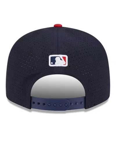 New Era Men's Navy/red Atlanta Braves 2025 Mlb All-star Game Side Patch 9fifty Snapback Hat