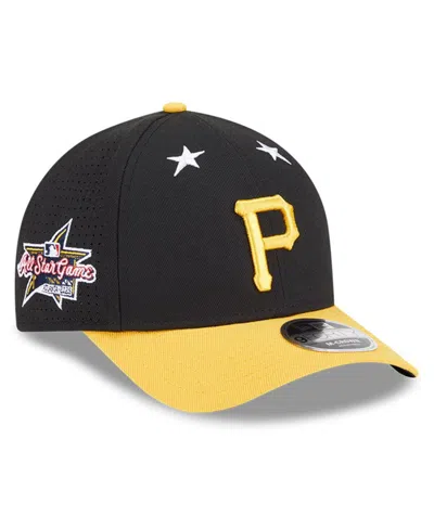 New Era Men's Black/gold Pittsburgh Pirates 2025 Mlb All-star Game 9forty M-crown Adjustable Hat