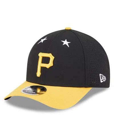 New Era Men's Black/gold Pittsburgh Pirates 2025 Mlb All-star Game 9forty M-crown Adjustable Hat