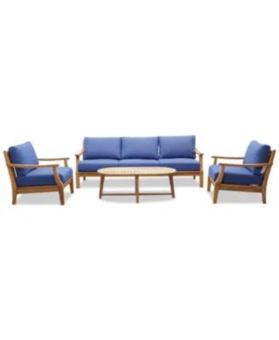 Macy's Bristol Outdoor Seating Collection Exclusively At Macys In White