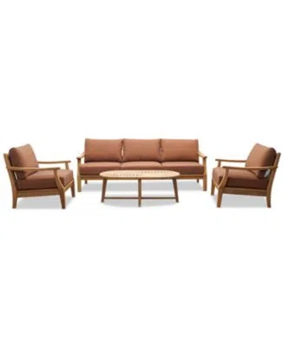 Macy's Bristol Outdoor Seating Collection Exclusively At Macys In White