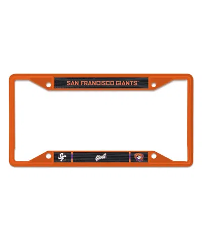 Wincraft San Francisco Giants 2025 City Connect Laser Cut Metal License Plate Frame