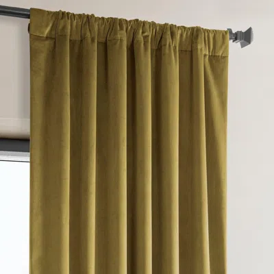 Half Price Drapes Cinema Red Heritage Plush Velvet Room Darkening Curtain