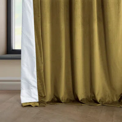 Half Price Drapes Cinema Red Heritage Plush Velvet Room Darkening Curtain
