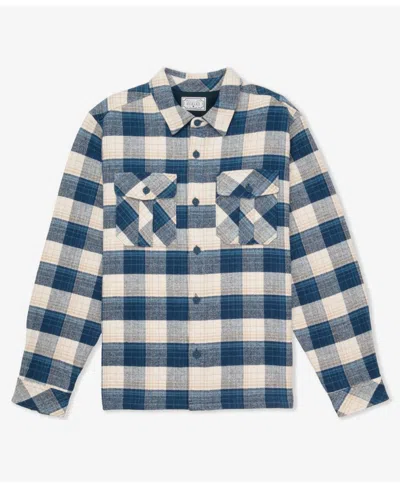 Hurley Men's Santa Cruz Seaside Flannel Long Sleeve Shirt In Multi
