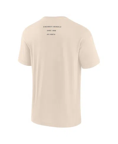 Fanatics Men'sâ Cream Cincinnati Bengals Elements Weathered Tonal Future Ground T-shirt In White