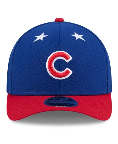 New Era Men's Royal/red Chicago Cubs 2025 Mlb All-star Game 9forty M-crown Adjustable Hat