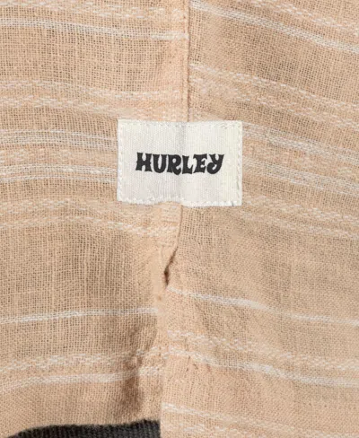 Hurley Men's Oceanside Short Sleeve Shirt In Neutral