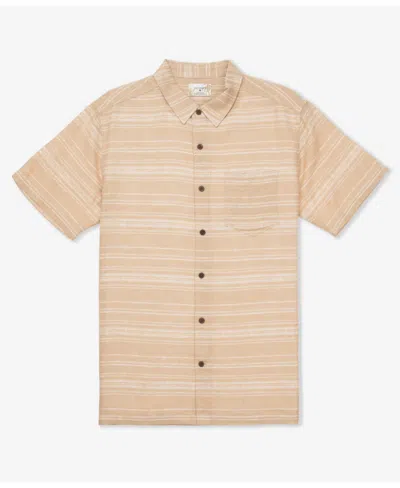 Hurley Men's Oceanside Short Sleeve Shirt In Neutral