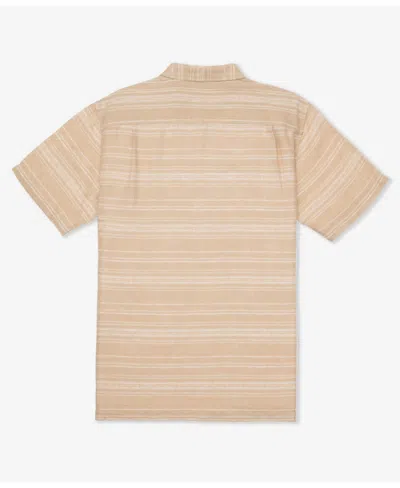 Hurley Men's Oceanside Short Sleeve Shirt In Neutral