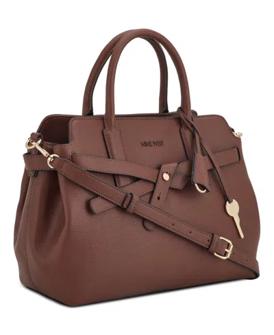 Nine West Lille Triple Compartment Satchel Bag