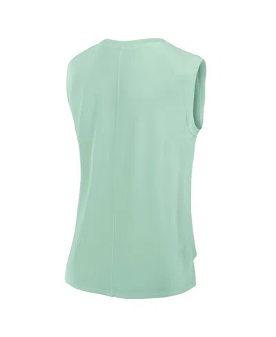 Fanatics Women's Mint Detroit Lions Studio Embrace Tank Top