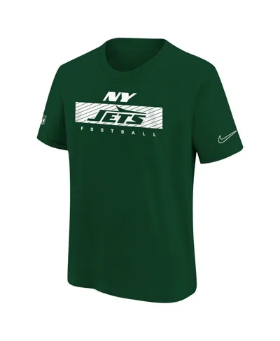Nike Big Boys And Girls Green New York Jets 2024 Sideline Legend Performance T-shirt In Green