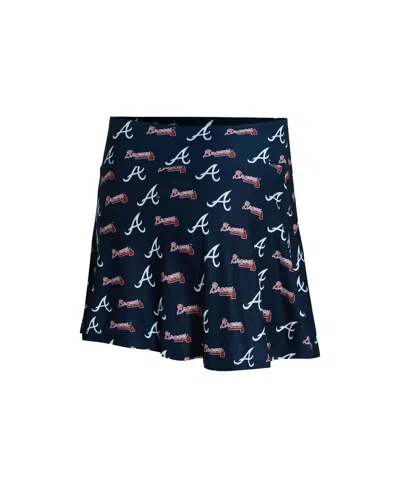 Concepts Sport Women'sâ 2-piece Navy Atlanta Braves Knit Tank Top And Skort Set