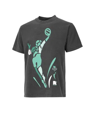 Round21 Men's And Women's Gray New York Liberty Victory T-shirt