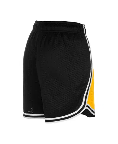 New Era Women's Gold/black Pittsburgh Steelers Sport Classics Mesh Shorts
