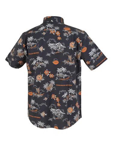 Reyn Spooner Navy Chicago Bears Throwback Kekai Performance Button-down Shirt In Multi